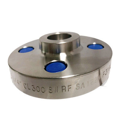 SW 300# ASTM A182 F304H ANSIのステンレス鋼はフランジSWのフランジを付けたようになる