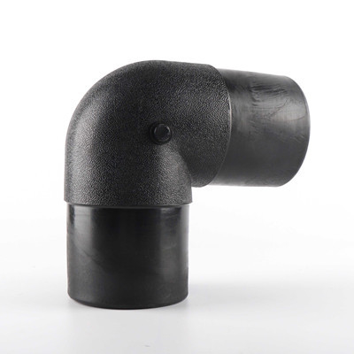 DIN 200mmのPEの管付属品90度のHDPEの肘
